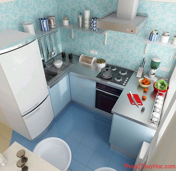 pthuy bep 3 Phòng bếp phải đảm bảo yếu tố “tàng phong tụ khí” 